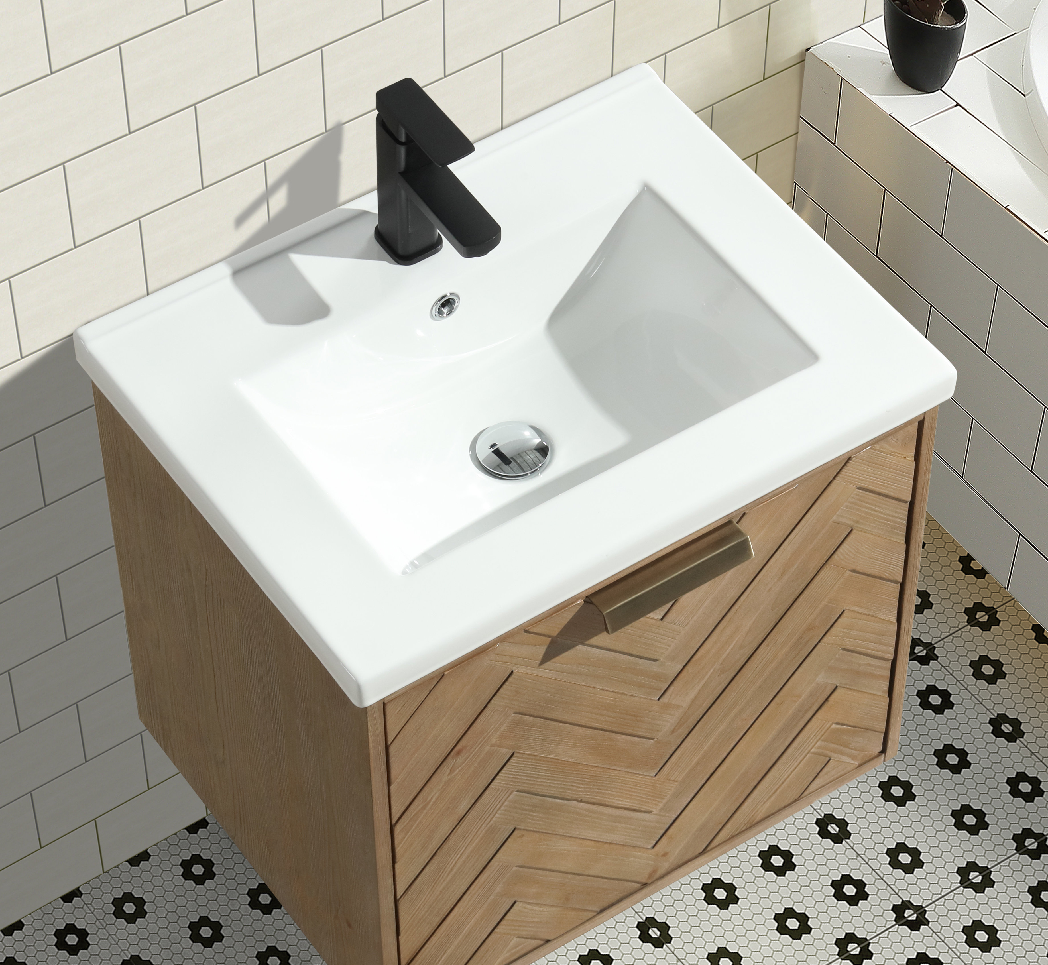 Ari Kitchen & Bath Carlsbad 24'' Single Bathroom Vanity With